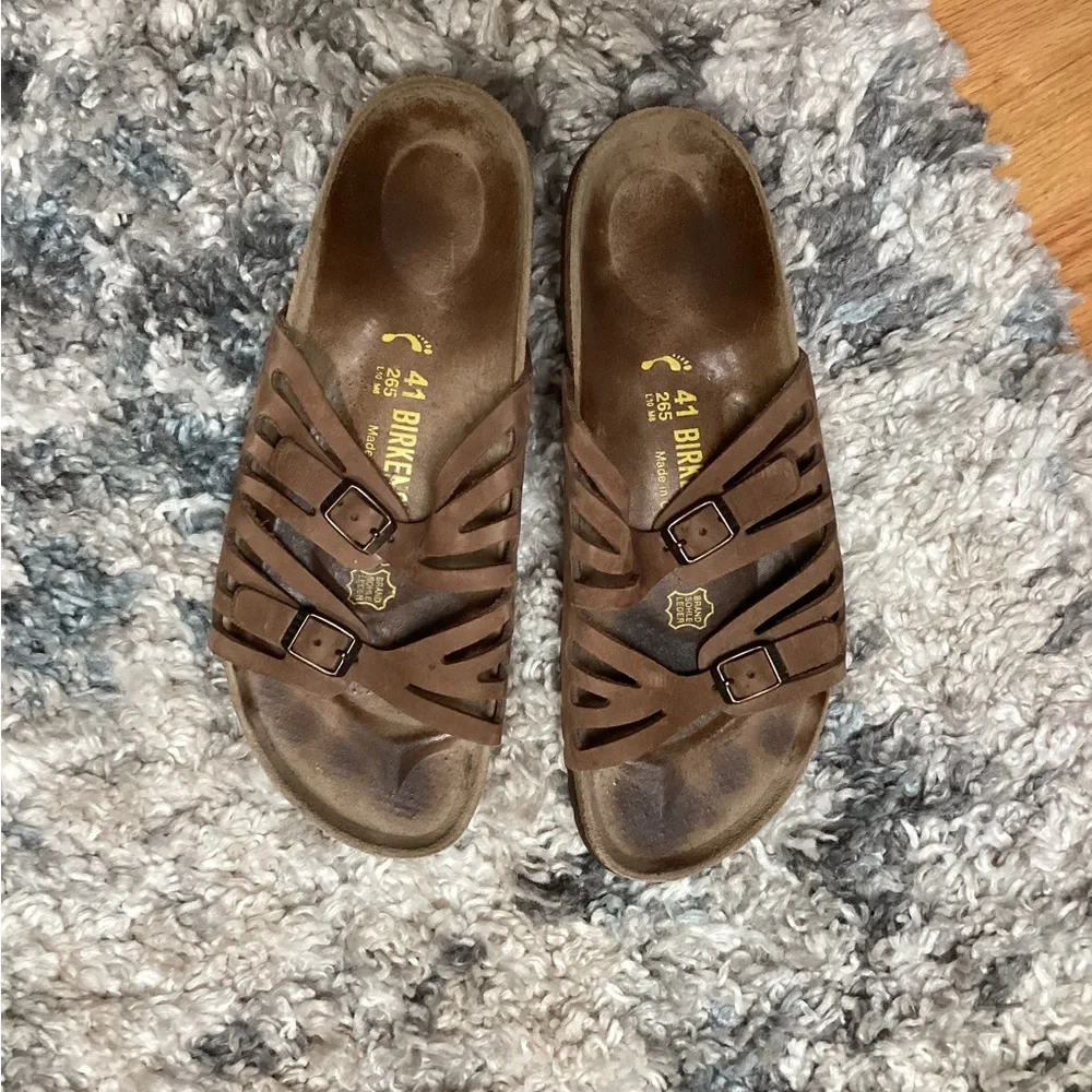 Birkenstock Women's Tan Sandals - Picture 1 of 2